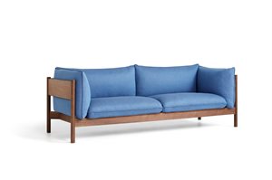 HAY - 2 pers. sofa - Arbour - RE-WOOL 758 / OILED WAXED SOLID WALNUT !